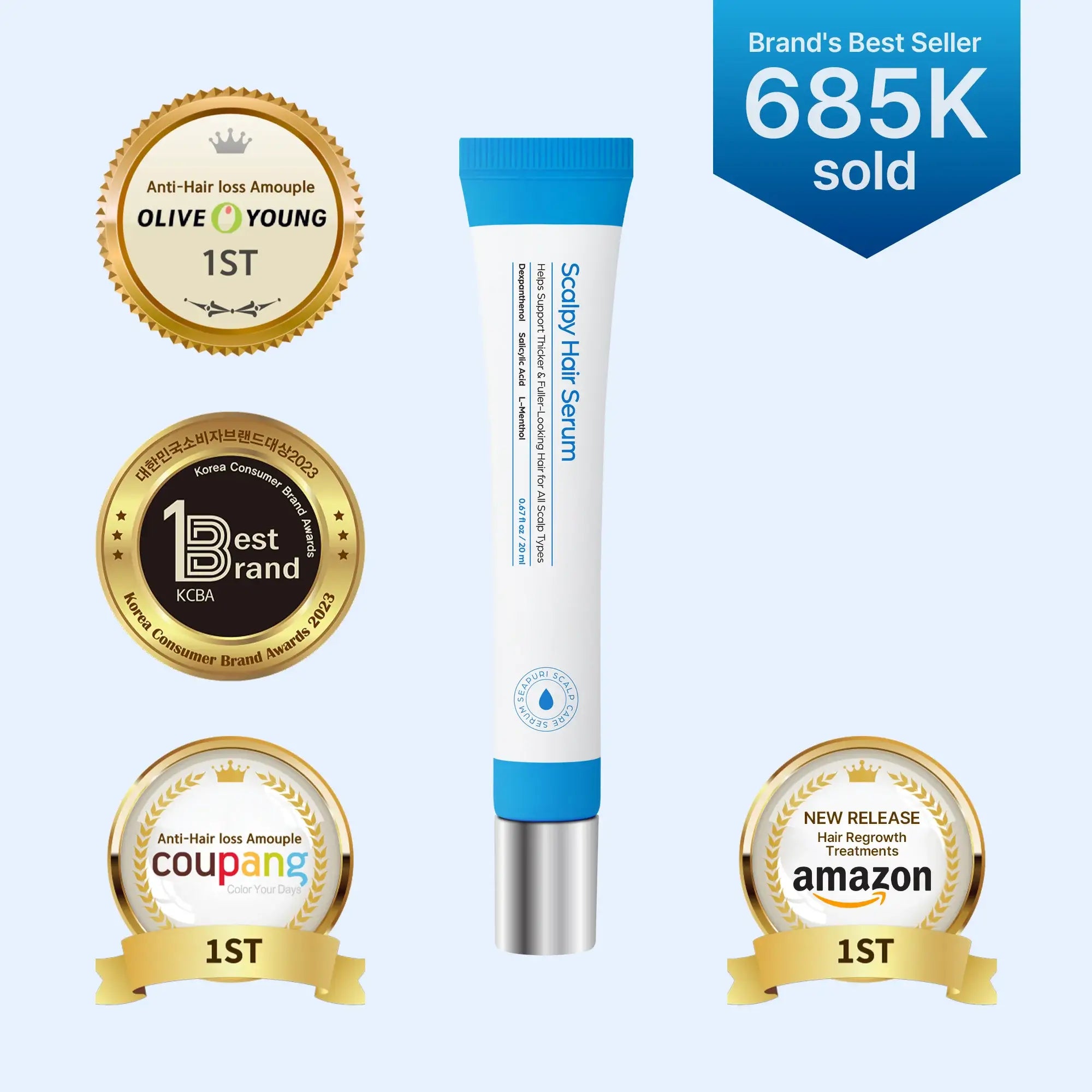 RootRevival™ – 2-in-1 Kopfhautbehandlung mit kühlender & stärkender Formel [1 + 1 Gratis]