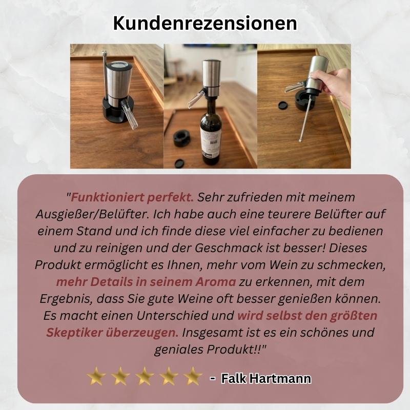 AeriBlend™ - 3-in-1 Weinbelüfter, Aufbewahrung und Spender [50% Rabatt]