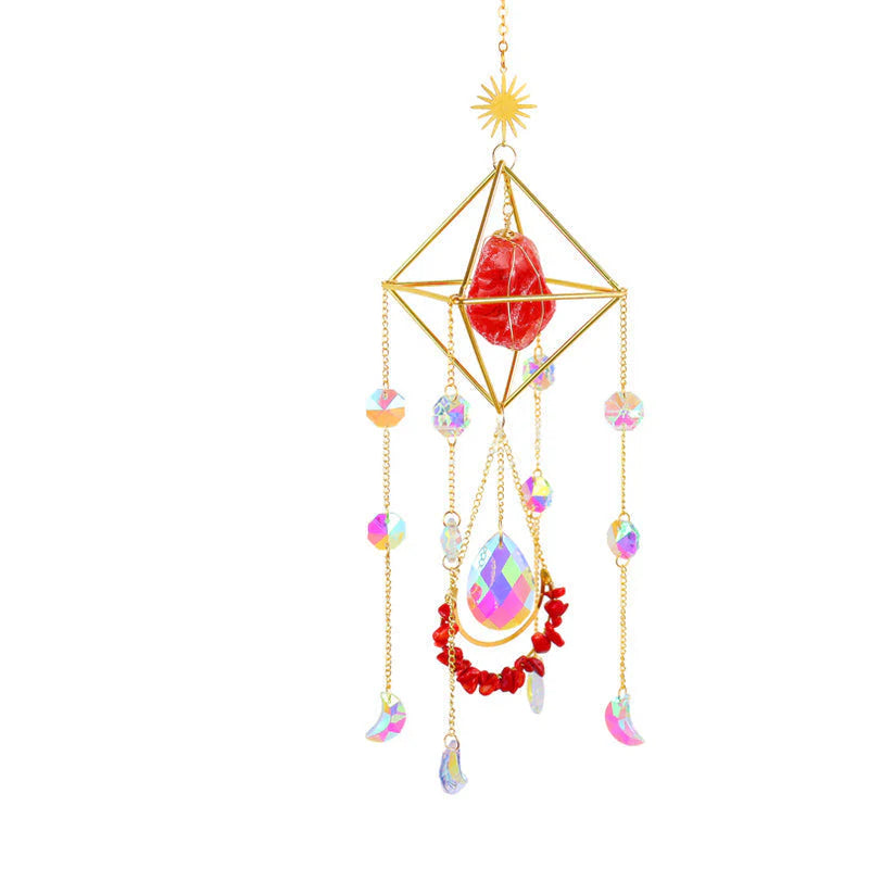 CrystalGlow™ – Mesmerizing Gemstone Wind Chime | 50% Rabatt