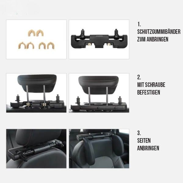 NapGuard™ – Ergonomische Kopfstütze fürs Auto für entspanntes Reisen [50 % Rabatt]