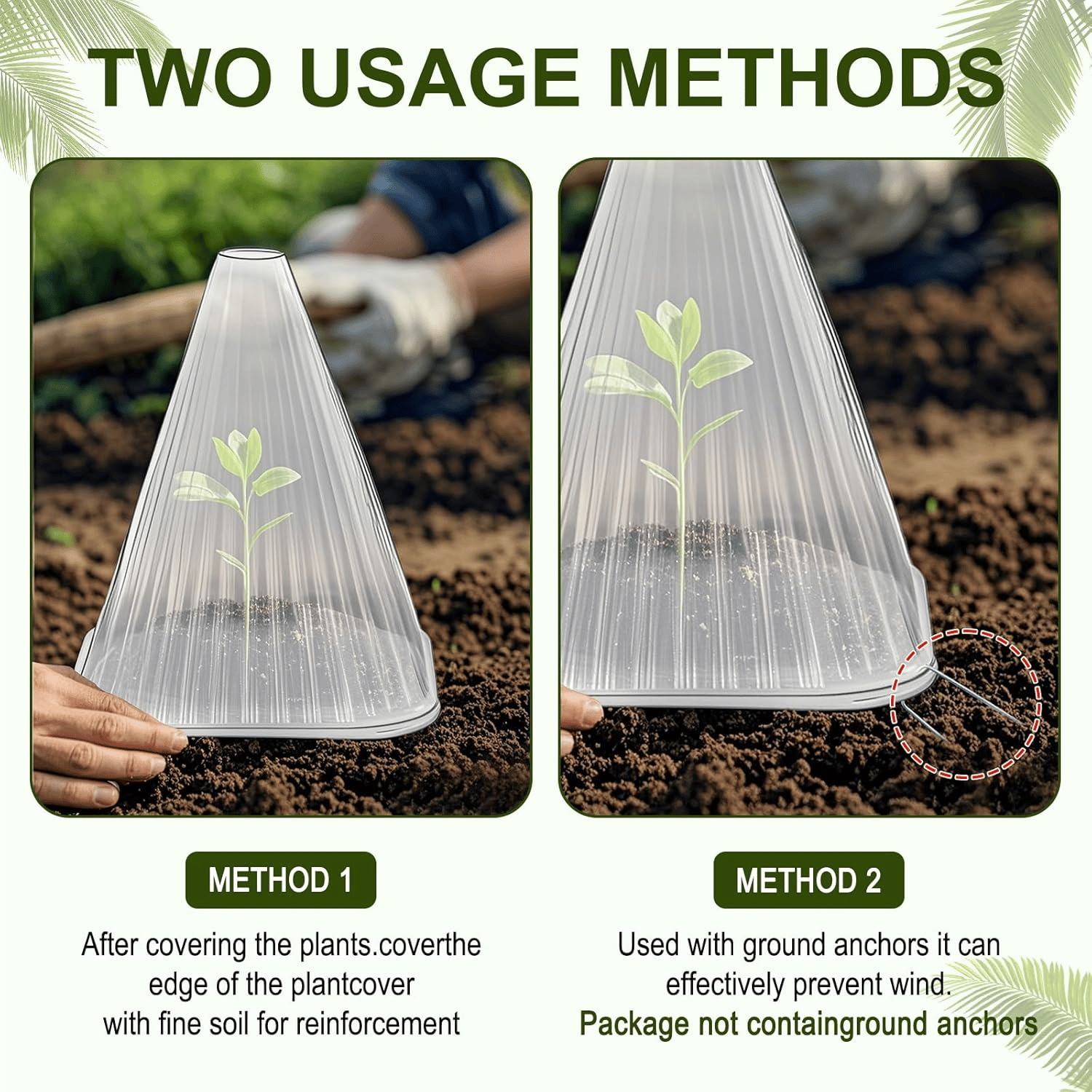 PlantSheild™ - Garten-Gewächshaus-Pflanzenabdeckungen (10 Stück/Set) [5 + 5 Gratis]