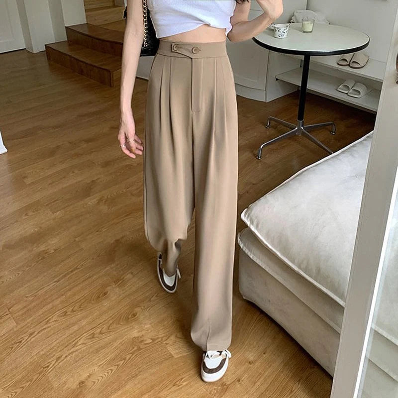 Lisanne™ – Hose mit Hoher Taille und Weitem Bein | 50% Rabatt