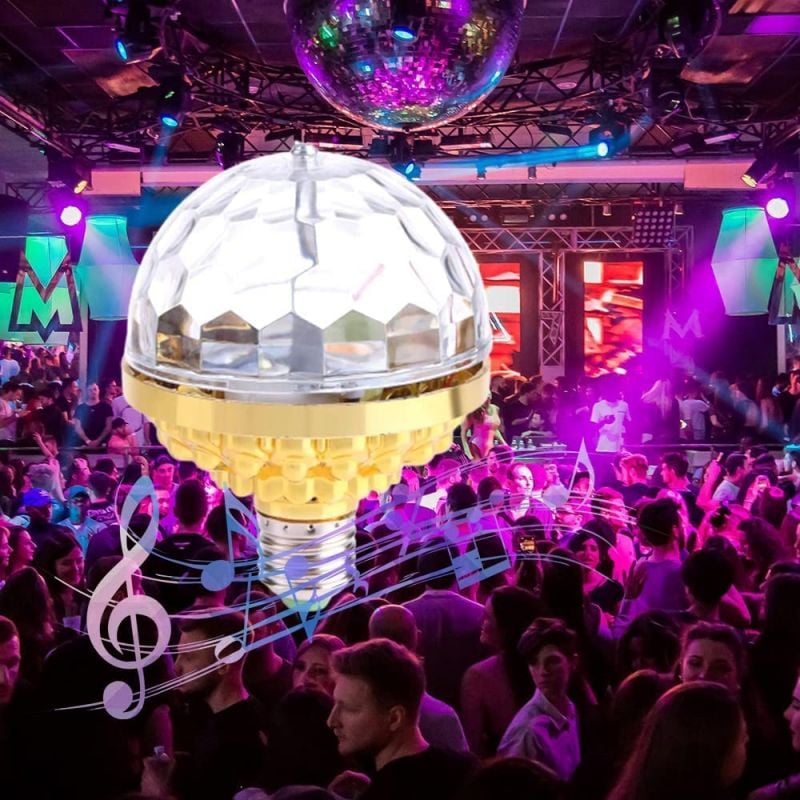 DiscoLed™ - Farbige rotierende Disco-Kugel  [1 + 1 Gratis]