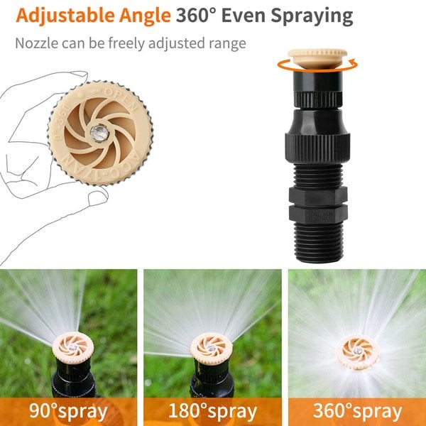 1 + 1 Gratis | AquaClip™ - 360° Verstellbarer Gartensprenger  – verstellbare Bewässerung