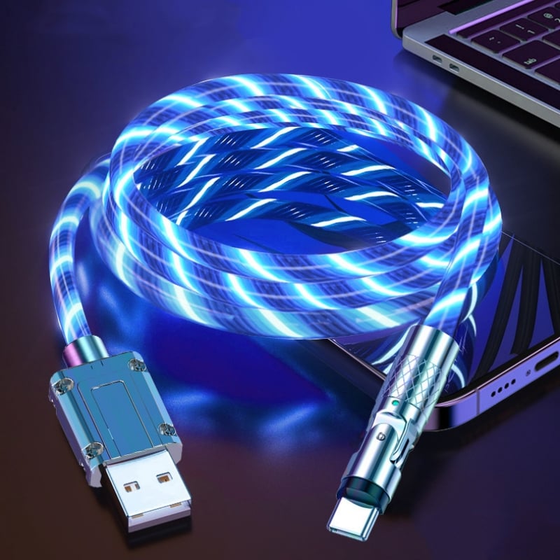 LedCharge™ – 540° drehbarer Stecker & USB-Kabel für ultraschnelles Laden [50 % Rabatt]