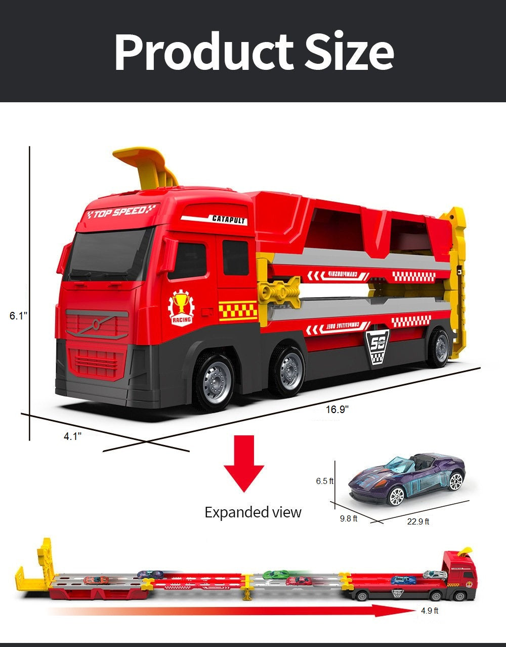 MegaTruck™ – Mit spannender Rennstrecke für endlosen Spielspaß und aufregende Action [50 % Rabatt]