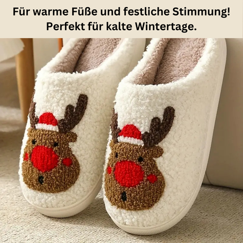 FluffSteps™ – Kuschelige Plüschhausschuhe für warmen, gemütlichen Winterkomfort [50% Rabatt]