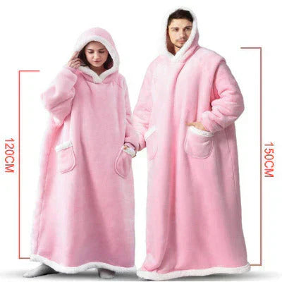 ComfyBlanket™ – Ultrawarmer Sherpa-Fleece-Hoodie für extra Gemütlichkeit [50 % Rabatt]