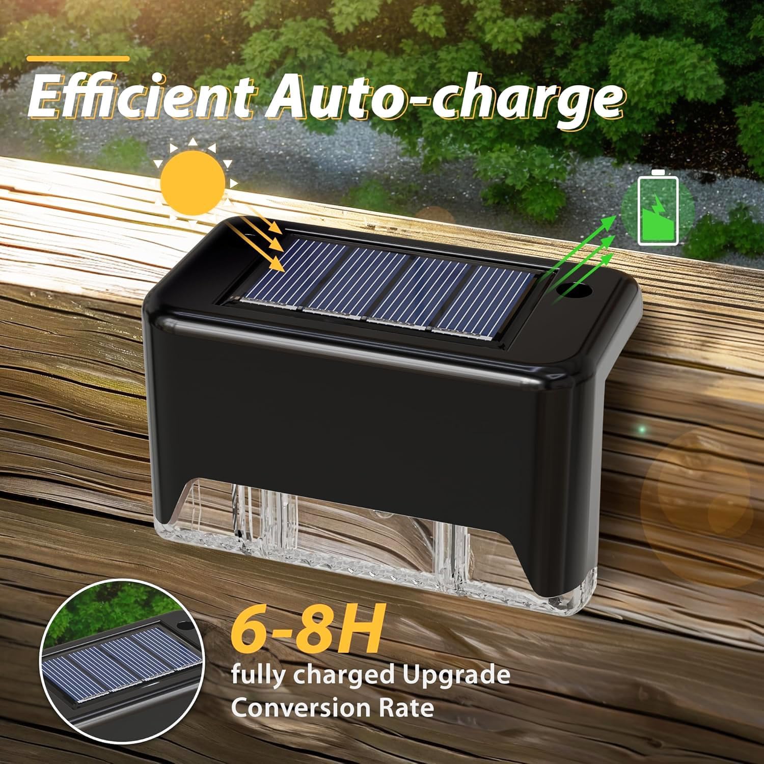 SolarLume™ - 4er-Set Solar-Terrassenlichter – Wetterfestes Außenlicht [2 + 2 Gratis]
