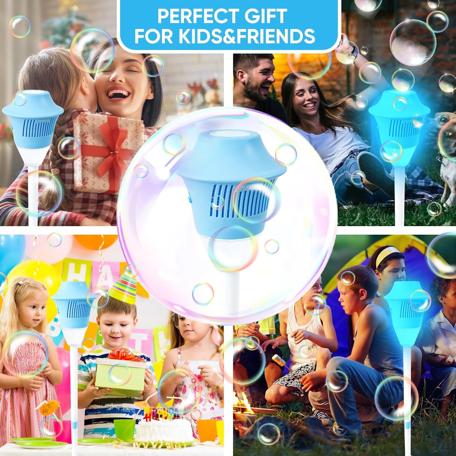 BubbleStorm™ – Tragbarer Seifenblasenmacher für Spaß und Freude der Kinder [50% Rabatt]