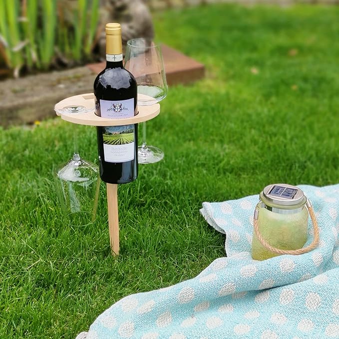 Picky™ – Faltbarer Picknicktisch mit Weinhalterung | 50% Rabatt