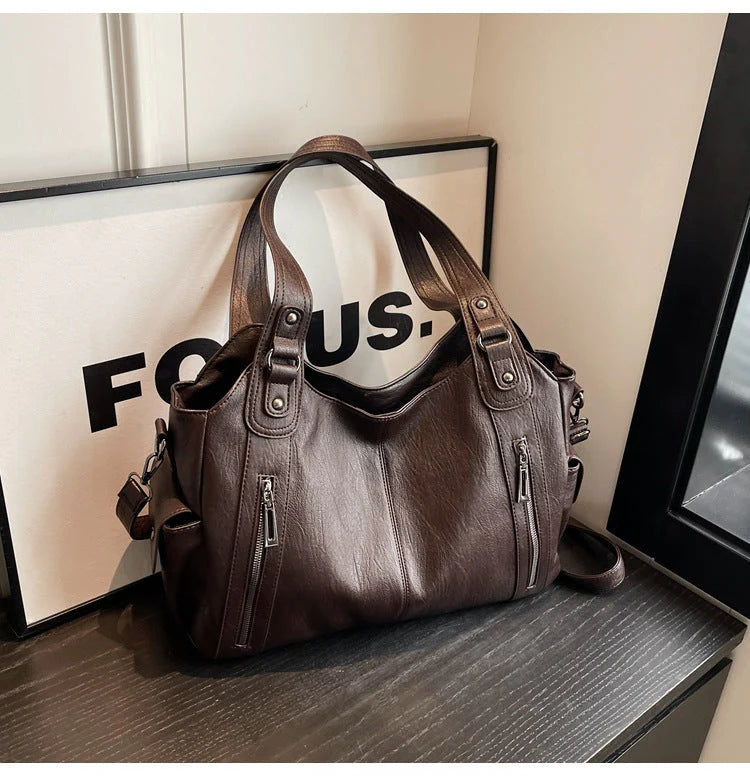 Estella™ – Geräumige Tote Bag aus Leder | 50% Rabatt