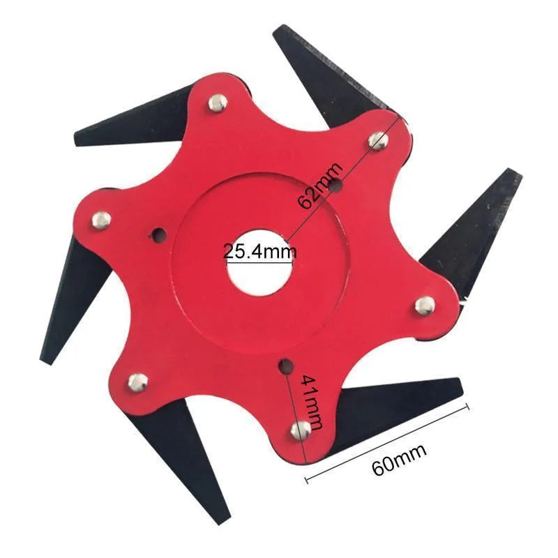 50% Rabatt | SteelBlade™ - Unkrauttrimmer - 6-Stahl-Rasierklinge