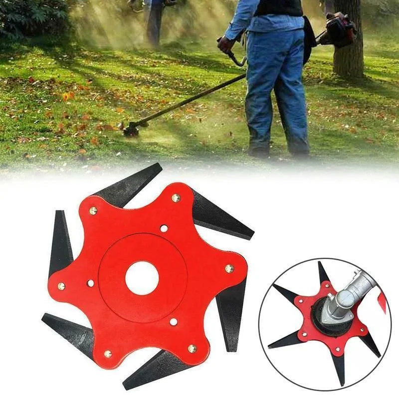 50% Rabatt | SteelBlade™ - Unkrauttrimmer - 6-Stahl-Rasierklinge