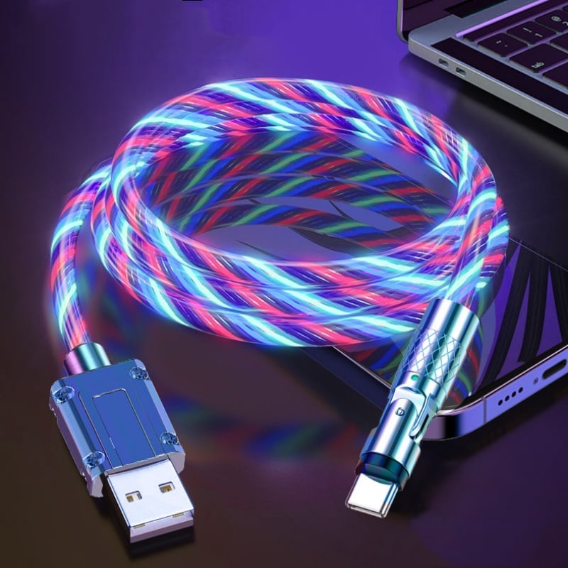 LedCharge™ – 540° drehbarer Stecker & USB-Kabel für ultraschnelles Laden [50 % Rabatt]