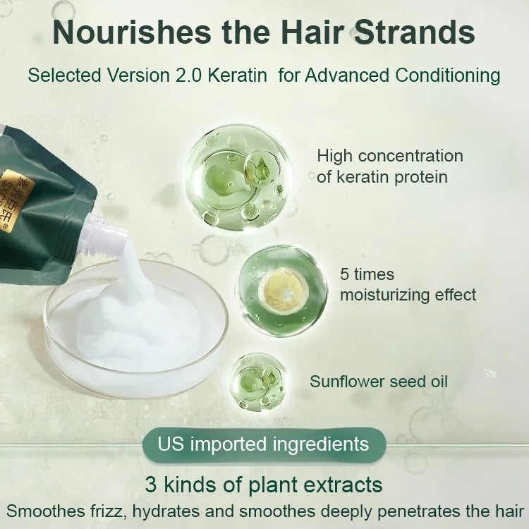 KeratiCare Haarcreme – Polypeptid-Keratin Pflege für trockenes & geschädigtes Haar