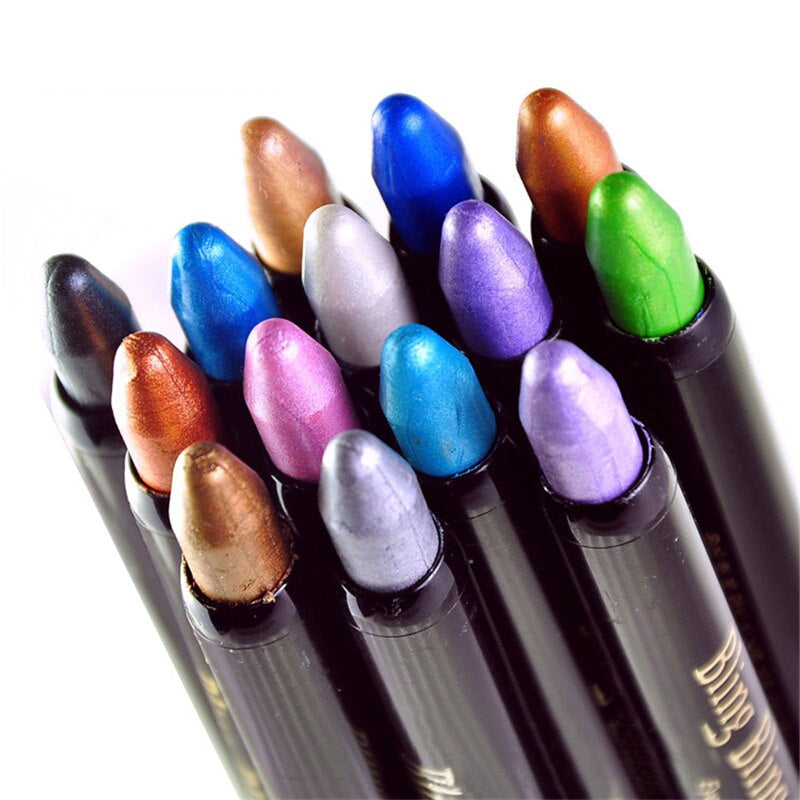 EyeshadowMaster Lidschatten Stift Set – 15 Farben, wasserfest & leicht verblendbar