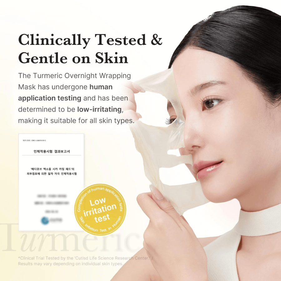 BrightMask™ – Übernacht-Peeling-Maske mit Kollagen, Kurkuma & Kojicsäure für strahlende Haut [50 % Rabatt]