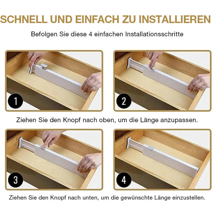 ShelfDevide™ Versenkbare Schubladenteiler | NUR HEUTE 50% RABATT