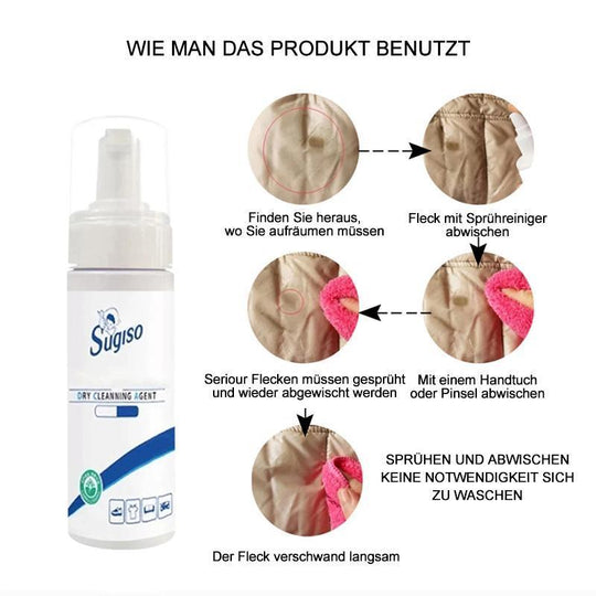 Sugiso™ – Wasserloser Schaumreiniger für einfache & gründliche Sauberkeit [50 % Rabatt]