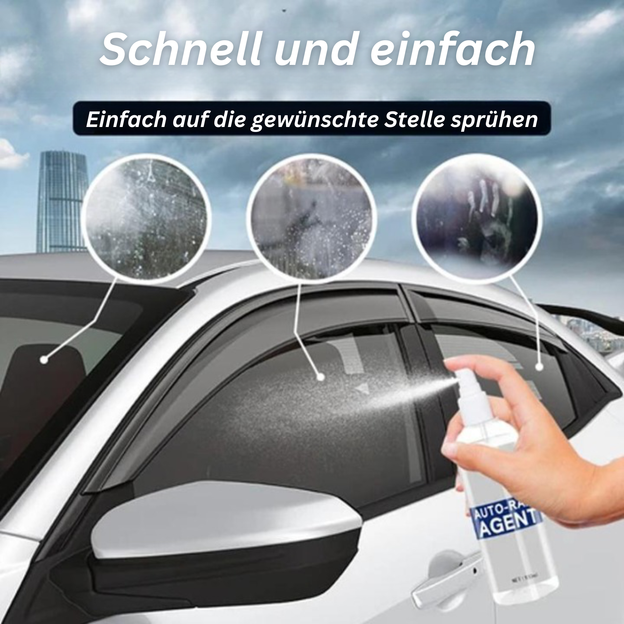 RainDefy™ – Anti-Beschlag, regenabweisendes Mittel für klare, sichere Sicht [1 + 1 Gratis]