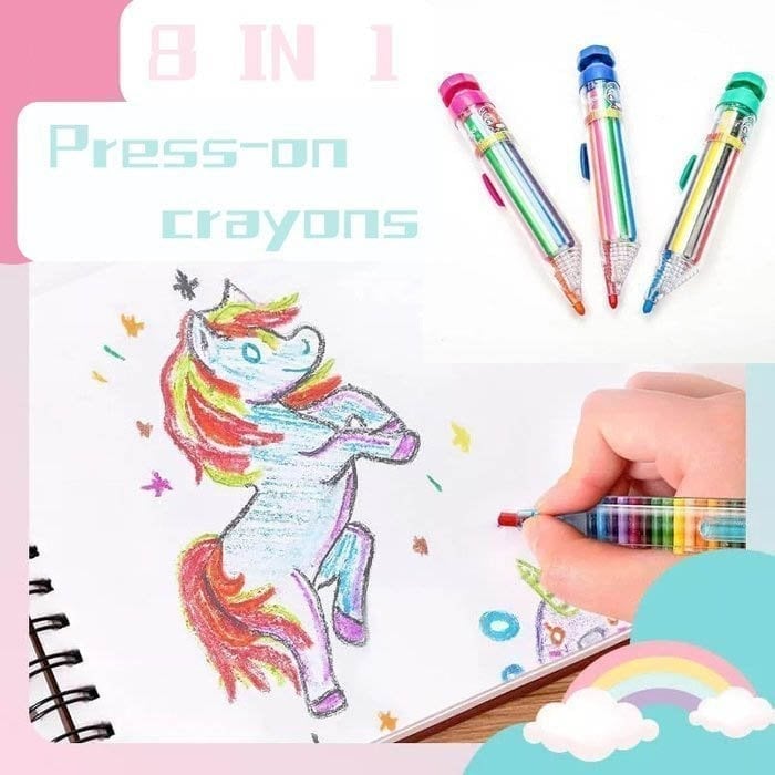 CrayonPress™ – Kreativität überall entfesseln, immer spaßig & sauber [1 + 1 Gratis]