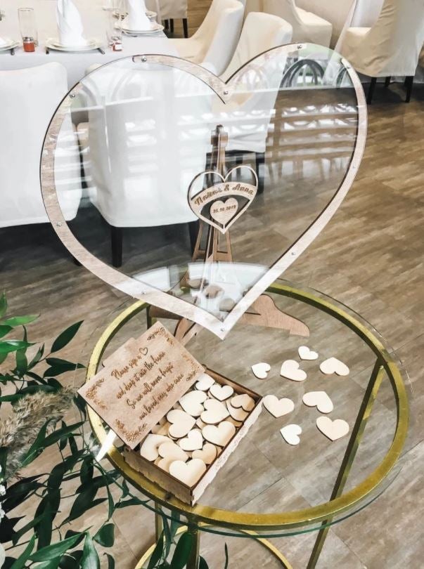 LoveScribe™ – Herz-Gästebuch für unvergessliche, liebevolle Erinnerungen [50% Rabatt]