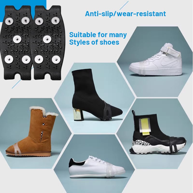 IceCover™ - Anti-Rutsch-Schuhüberzüge mit Spikes für Kinder und Erwachsene [1 + 1 Gratis]