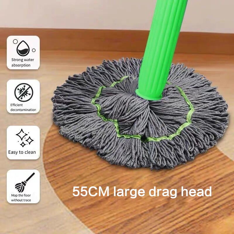 GlideSweep™ – 2-in-1 Trockentuch-Mopp für mühelos strahlende Böden ohne Rückenbelastung [50 % Rabatt]