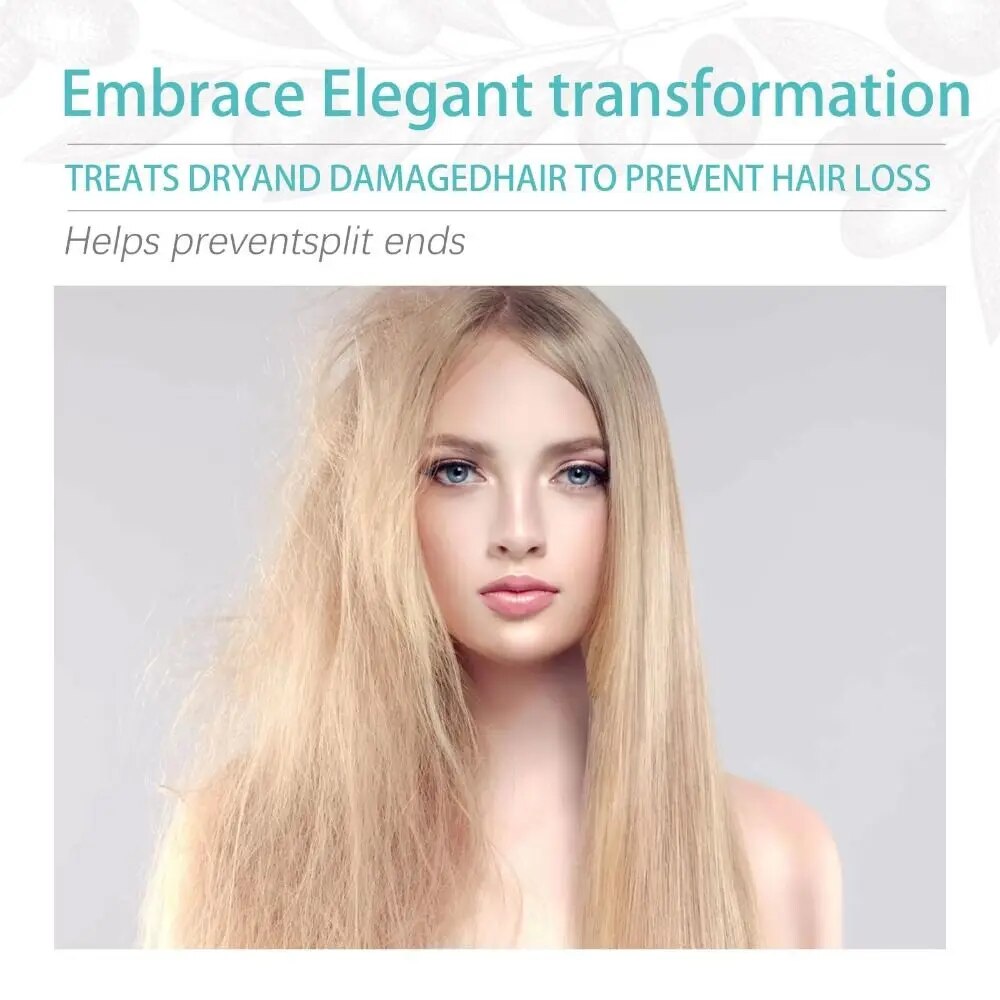 Glossiq Haarmaske – Repariert, Glättet, Spendet Feuchtigkeit, Anti-Frizz, Seidiger Glanz
