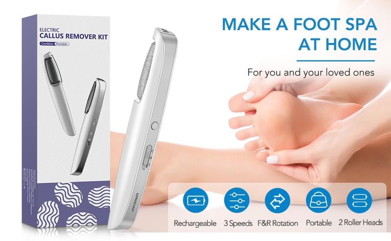 50% Rabatt | Pedicure™ - Elektrischer Hornhautentferner für seidig glatte Füße und Selbstvertrauen