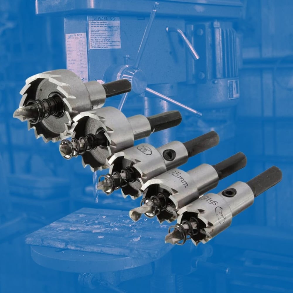 MetalDrill™ - Hochleistungs-Hartmetall-Kernbohrer-Set für Metall (5 Stück) [50% Rabatt]