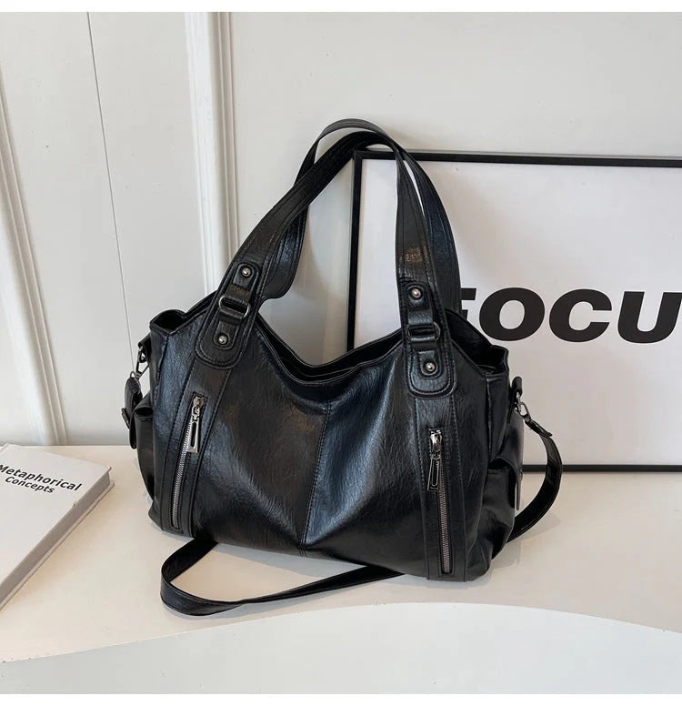 Estella™ – Geräumige Tote Bag aus Leder | 50% Rabatt