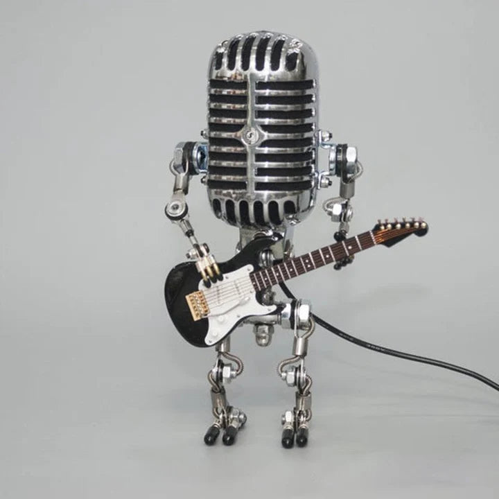 RoboLumina™ Retro-Roboter-Gitarrenlampe | 50% Rabatt