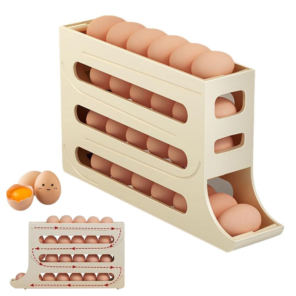 EggShelf™ - 4-stöckiger Eier-Organizer für Kühlschrank & Küche [50% Rabatt]
