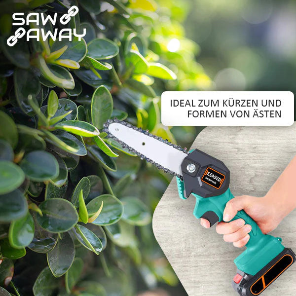 TrimMate™ – Kabellose Mini-Elektrokettensäge | 50% Rabatt