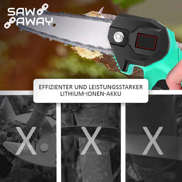 TrimMate™ – Kabellose Mini-Elektrokettensäge | 50% Rabatt