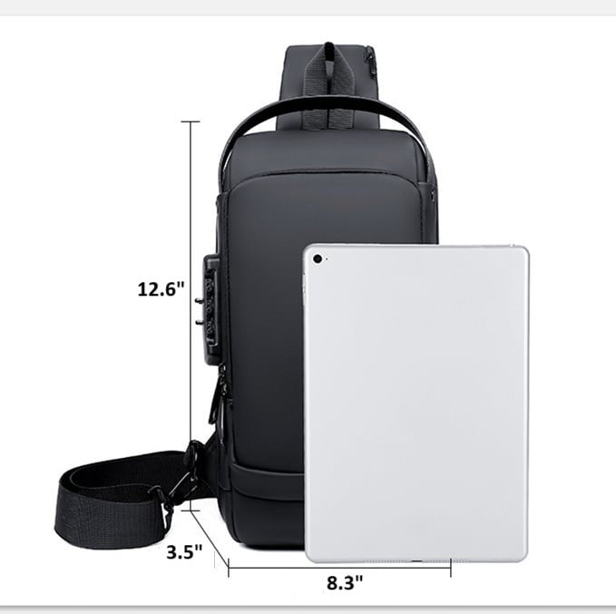 SecureBag™ – USB-Ladeanschluss, wasserfest & sicher mit Passwortschloss [50% Rabatt]