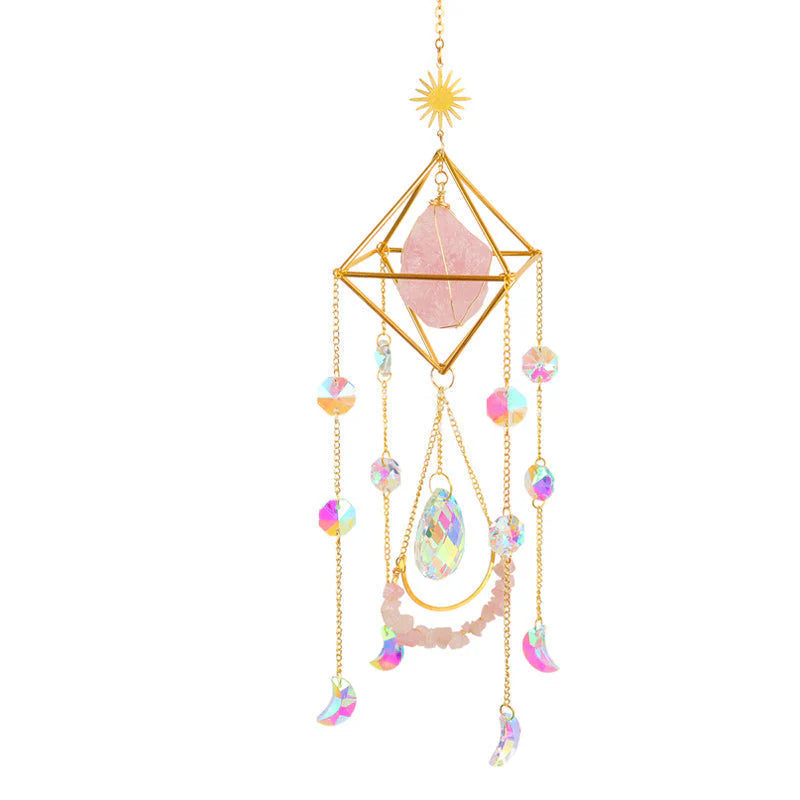 CrystalGlow™ – Mesmerizing Gemstone Wind Chime | 50% Rabatt