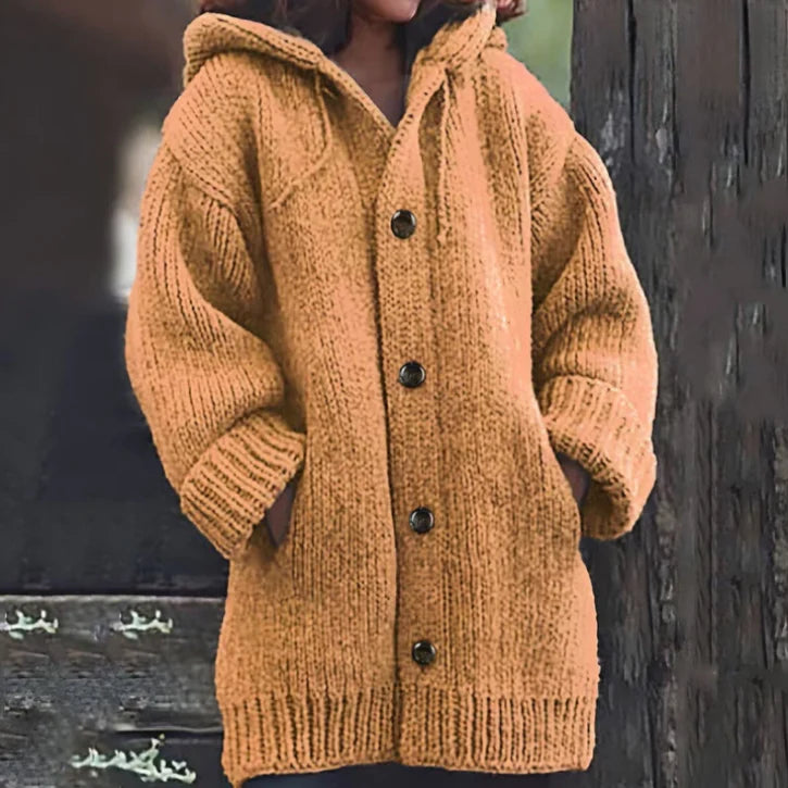 Cardy™ – Gemütliche lange Winterjacke mit Kapuze | 50% Rabatt