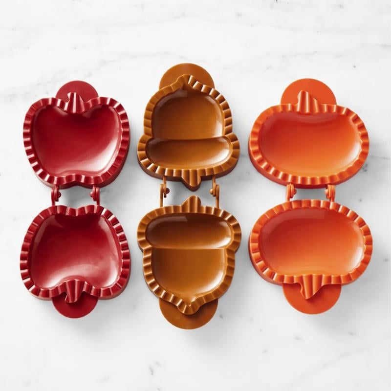 Set saisonaler Hand Pie Formen – Klappbare Kunststoffformen für einfaches Backen