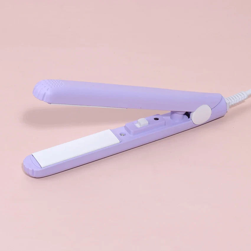 LuxeCurve Mini Haarstyler – Glätten & Locken, Haarschonend, Tragbar, Professionelle Hitze, Glanz & Geschmeidigkeit