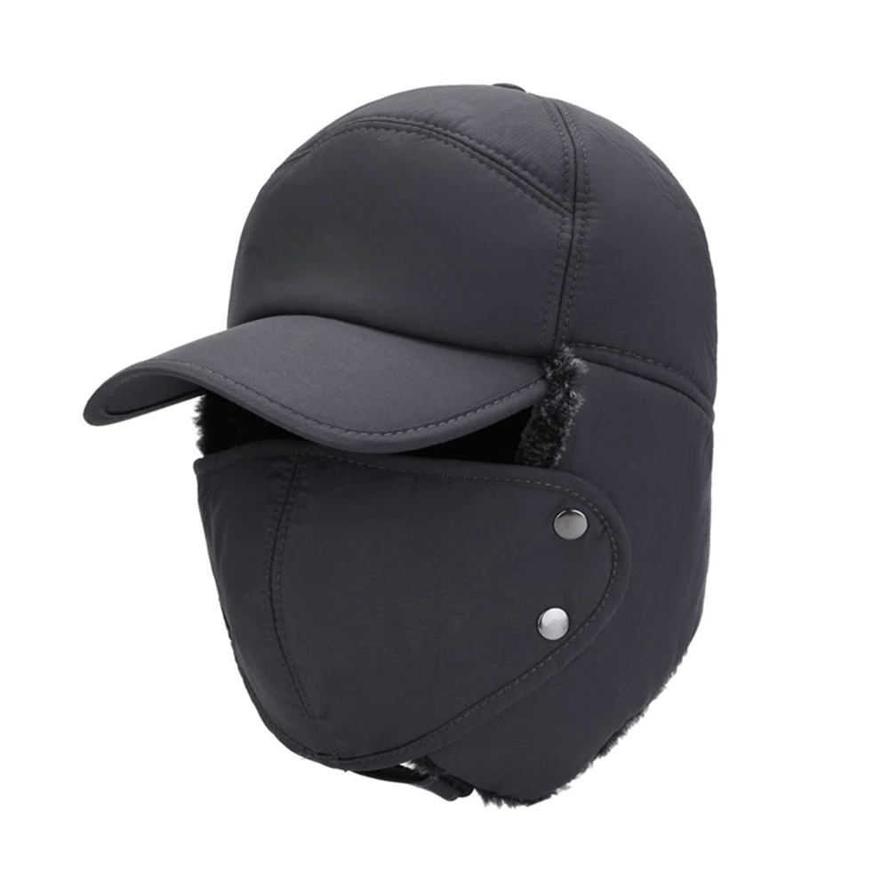 ArcticGuard Wintermütze – Winddichte Fellmütze mit Gesichtsmaske