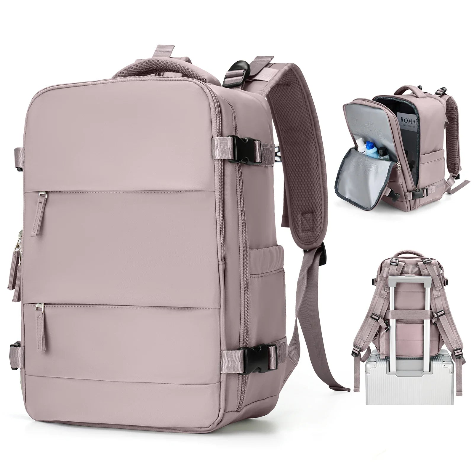 Travomate Laptoprucksack 35 L – Wasserdicht mit Nassfach & USB-Port
