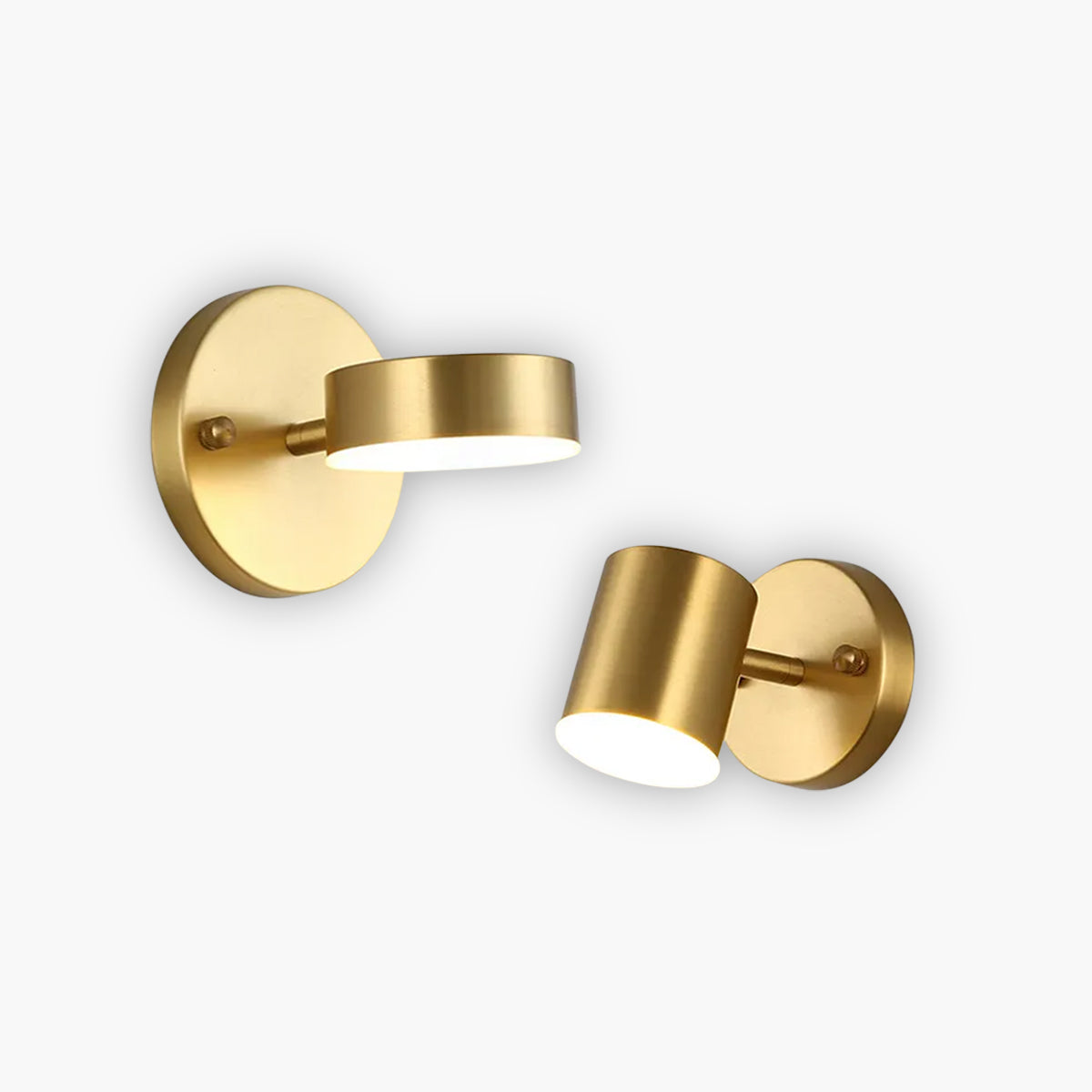 NordAura LED Wandleuchte Kupfer – Moderne Designerlampe für Zuhause