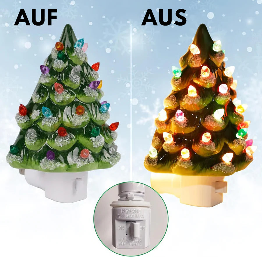 SantaShine™ – Weihnachtsbaum-Nachtlicht zur Dekoration | 1 + 1 Gratis