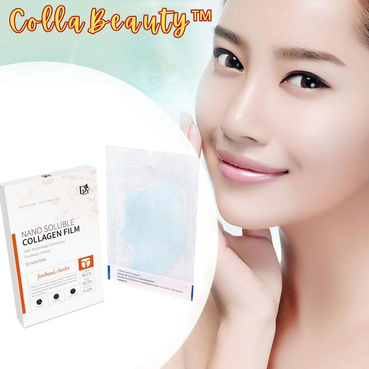 CollaBeauty™ - Nano-lösliche Kollagenfolie [1 + 1 Gratis]