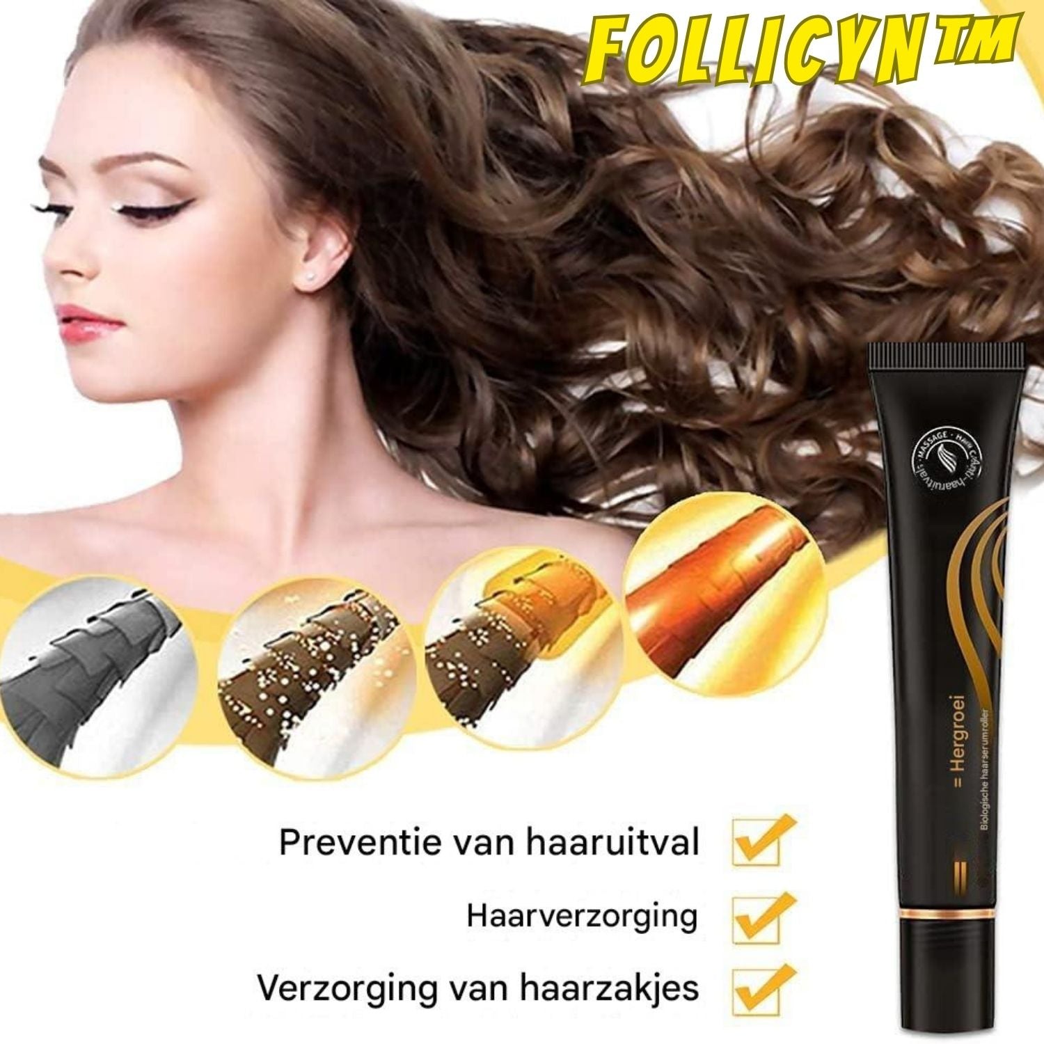 Follicyn™ - Bio-Haarserum Roller [1 + 1 Gratis]