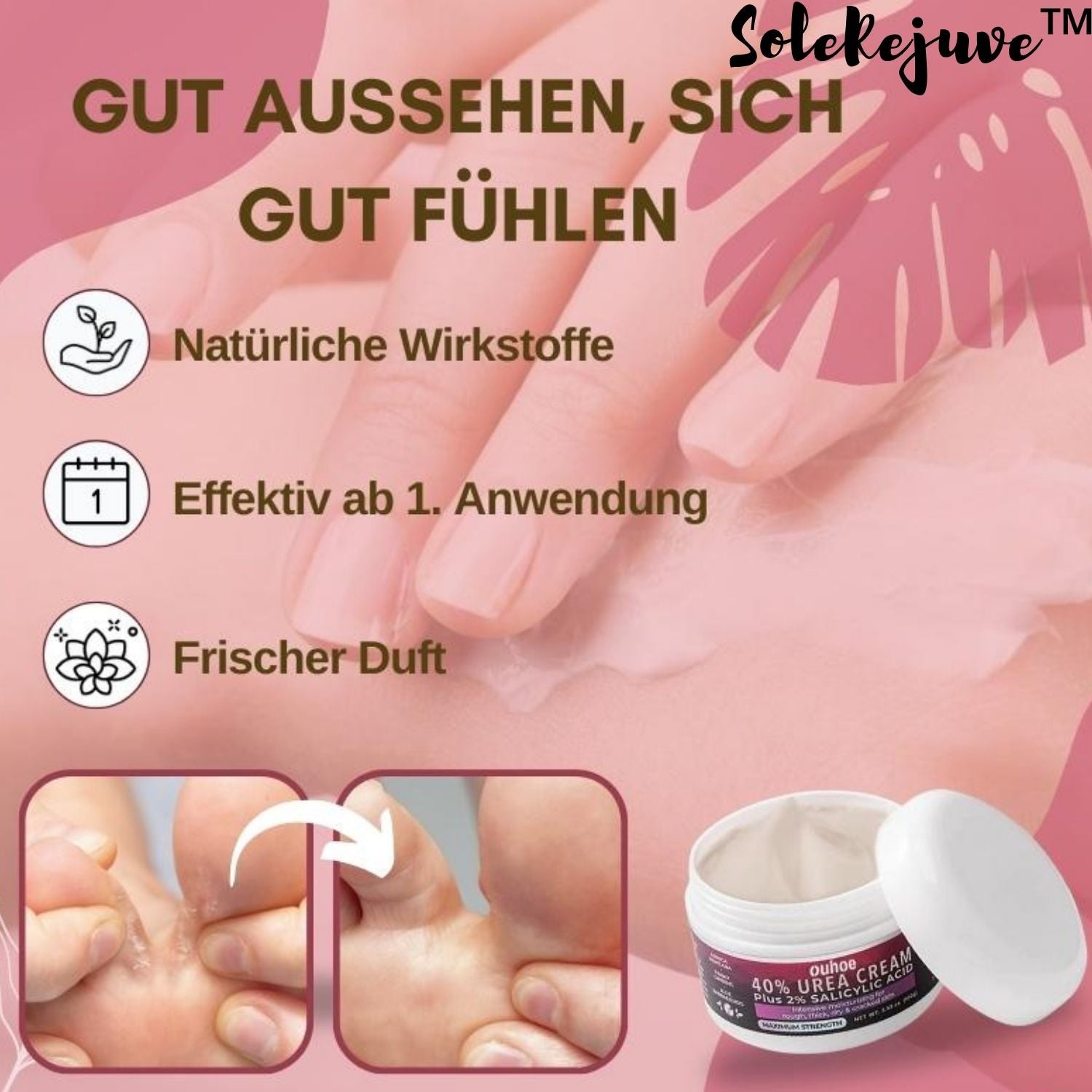 SoleRjejuve™ – Sofortige und pflegende Fußpflege für geschmeidige Füße [1 + 1 Gratis]