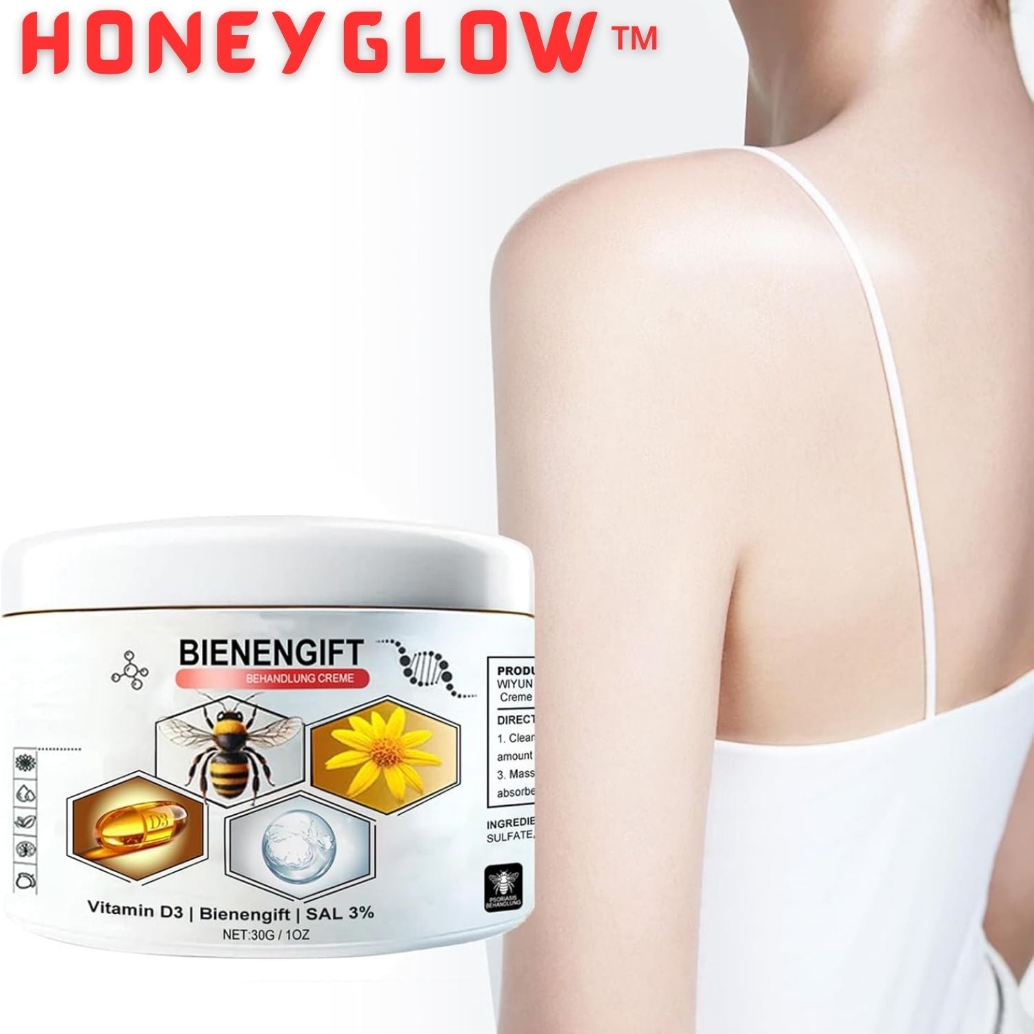 HoneyGlow™ – Natürliche Schönheitslösung für strahlende Haut & Wohlbefinden [1 + 1 Gratis]